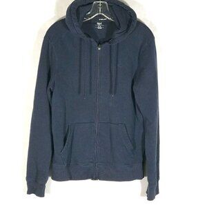 Everlast Boxing Blue Zip Up Hoodie Track Workout Zip Up Sweater Hoodie